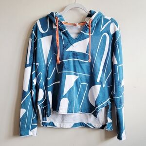 Anthropologie Daily Practice Abstract Hoodie